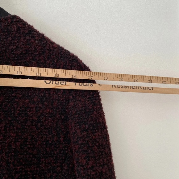 Gerard Darel Jacket Boucle Tweed Red UK 38 - Picture 12 of 12